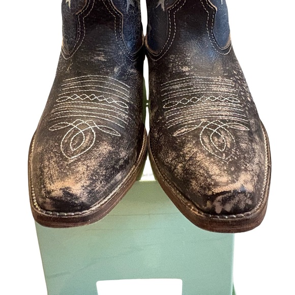 Roper American Beauty Flag Ankle Boots, Sz 9 - Picture 8 of 16